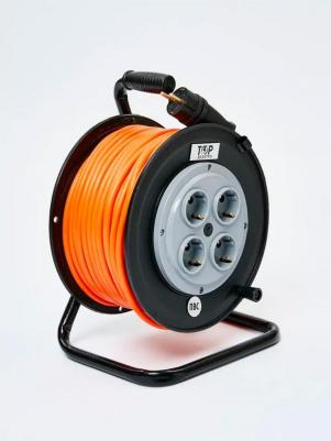 Силовой удлинитель на пластиковой катушке TОРЭЛЕКТРОпредназначен для подключения электроприборов находящихся вдали от сети электропитания. Катушка 4600201185610