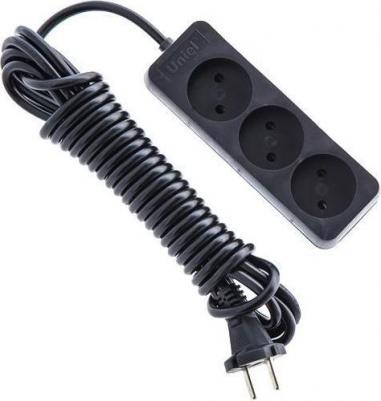 Удлинитель S-CD3-3, 3 розетки, 3 м, Black – фото 3