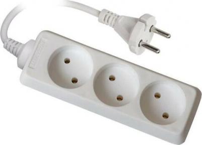 Удлинитель S-CD3-7 серии Стандарт, б/з, 3 гн., шнур 7 м, цена за 1 шт – фото 2