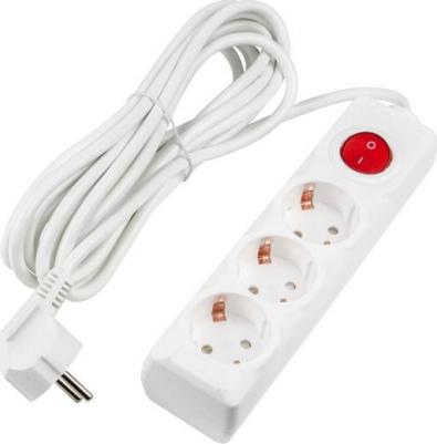 Удлинители бытовые S-GCU3-2B WHITE, цена за 1 шт – фото 1