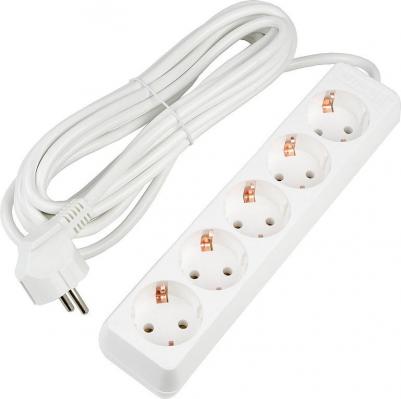 Удлинители бытовые S-GCU5-5 WHITE, цена за 1 шт