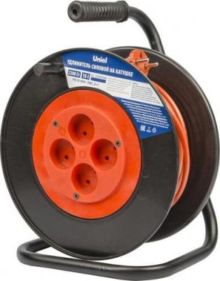 Удлинители бытовые YX10-004 /UCK-4N/2x1,00/20M/S ORANGE/BLACK, цена за 1 шт