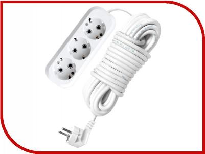 Удлинитель 3х2м с заземл. 16А IP20 Е-303 АБС-пл. ПВС 3х1 9631976 – фото 4