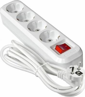 Удлинитель 4х5м с заземл. 16А IP20 S-304 с выкл. ПВС 3х1 9631991 – фото 3