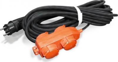 Удлинитель-шнур 4х50м с заземл. 16А IP44 У16-040 КГ 3х1.5 9634135 – фото 1