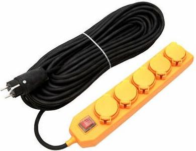 Удлинитель-шнур 5х30м с заземл. 16А IP44 У10-026 КГ 3х1.5 с выкл. с инд. 9634140 – фото 4