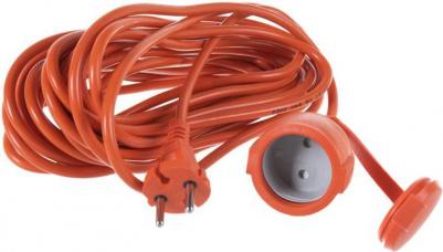 Удлинитель Удлинитель-шнур 1х10м без заземл. 10А IP54 УШ-10 ПВС 2х1 9632777 – фото 1