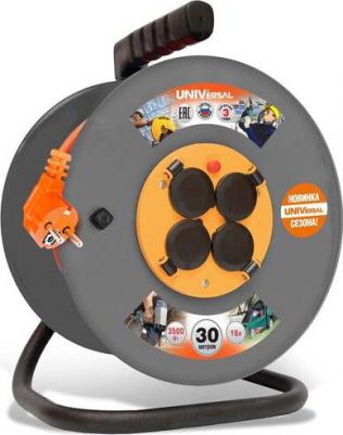 Удлинитель ВЕМ-250 IP-44 термо ПВС 3*2,5 катушка 4гн. 30м 9634207 – фото 1