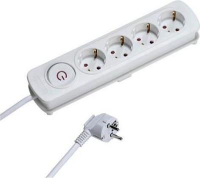 Сетевой фильтр EKLS 4W25, 4 розетки, 2,5 м, White – фото 2