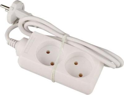 S 2x5 (э/удл.2 гн. 5 м., 10А, 2200 Вт.), цена за 1 шт – фото 1