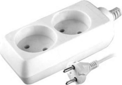 S 2x5 (э/удл.2 гн. 5 м., 10А, 2200 Вт.), цена за 1 шт