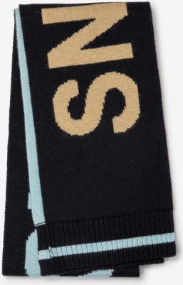 Шарф вязаный синий для мальчика (One size)