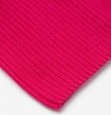 Снуд вязаный яркий розовый для девочки (One size) – фото 2