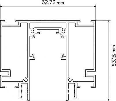Шинопровод низковольтный встраиваемый в натяжной потолок Magnetic Track System GL3261 – фото 3