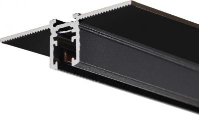 Шинопровод встраиваемый магнитный 24V MAG-MICROCOSM-TRACK-5015-FDW-2000 (BK) 043051