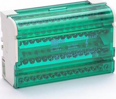ШН-103 Кросс-модуль на DIN-рейку 4х15 групп, 125А – фото 3