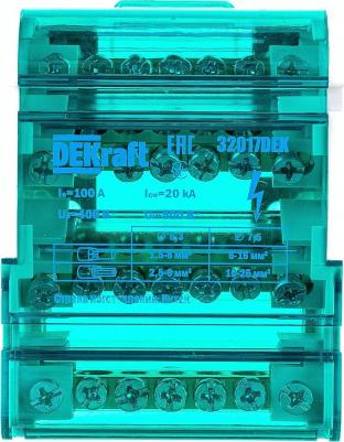 ШН-103 Кросс-модуль на DIN-рейку 4х7 групп, 100А – фото 3