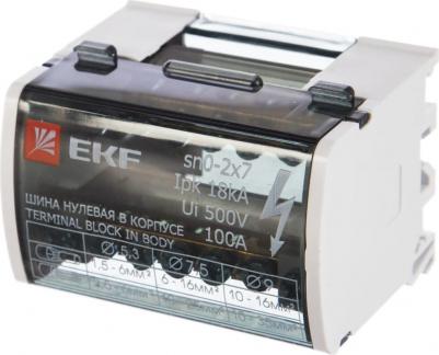 Шина "0" в корпусе 2х7 14x2.5...25 мм?, серый (sn0-2x7) – фото 6