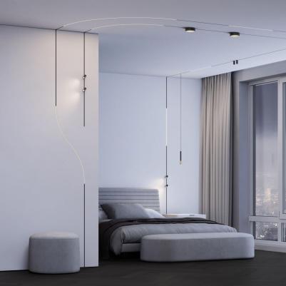 Магнитный трековый шинопровод Mini Magnetic 85221/00 под ГКЛ 12,5мм D-1200 – фото 4