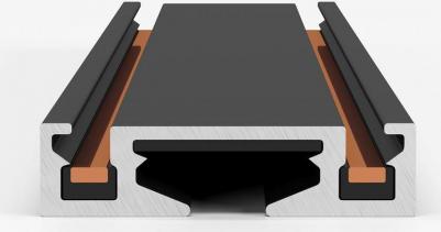 Накладной магнитный шинопровод Flat Magnetic 85129/00 2м чёрный 48В – фото 2