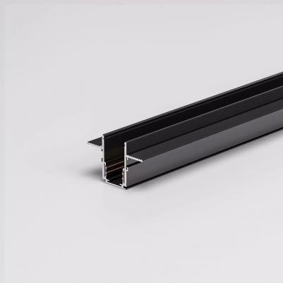 Шинопровод встраиваемый под ГКЛ 9,5мм (черный) Slim Magnetic 85210/00 – фото 1