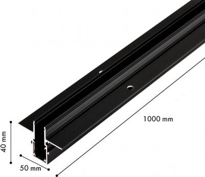 Шинопровод низковольтный, встраиваемый 48V Logica 1012-TB-100 – фото 1