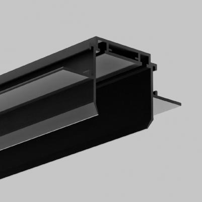 Магнитный шинопровод встраиваемый под ГКЛ 13мм 48В, 3м Ut25 IL.0007.5003-BK