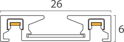 шинопровод накладной KREATOR IT09-9020 black – фото 1