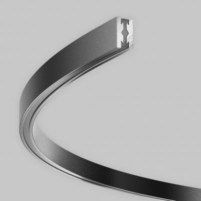 Шинопровод круглый из полукругов 1200мм Flarity черный Busbar trunkings Flarity TRX154-2SR-D1200-B – фото 4