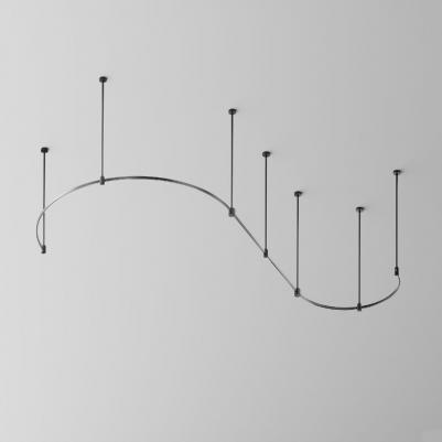 Шинопровод круглый из полукругов 1200мм Flarity черный Busbar trunkings Flarity TRX154-2SR-D1200-B – фото 5