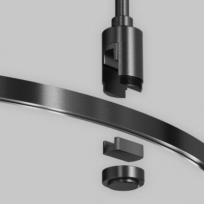 Шинопровод круглый из полукругов 1200мм Flarity черный Busbar trunkings Flarity TRX154-2SR-D1200-B – фото 6