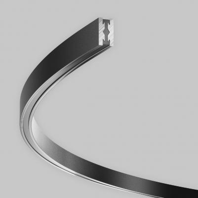 Шинопровод круглый из полукругов 1500мм Flarity черный Busbar trunkings Flarity TRX154-2SR-D1500-B – фото 5