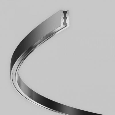 Шинопровод круглый из полукругов 1800мм Flarity черный Busbar trunkings Flarity TRX154-2SR-D1800-B – фото 2