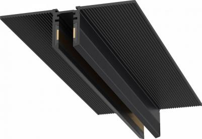 Шинопровод встраиваемый магнитный Super5 ST066.419.00 под ГКЛ 9 мм Черный Длина 1 000мм – фото 1