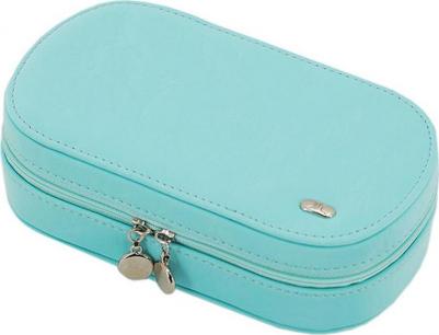 Шкатулка для украшений P6281A цвет бирюзовый 18х10х5,3 см