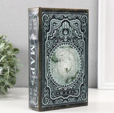 Сейф-книга дерево кожзам "Сон в летнюю ночь Уильям Шекспир" лимоны тиснение 21х13х5 см – фото 1