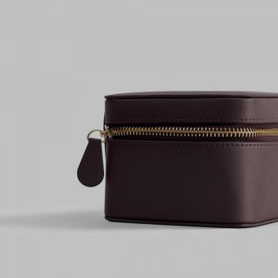 Набор шкатулок для украшений Люкстон бордовый 20x11x9 см, 8x5x4,5 см, 2 пр – фото 5