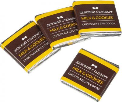 Шоколад порционный Milk&Cookies (80 штук по 5 г) – фото 2