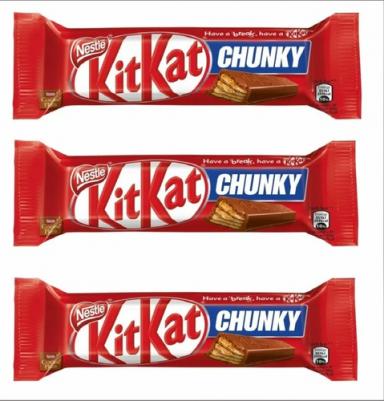 Шоколадный батончик Chunky с хрустящей вафлей, 12 шт x 38 г