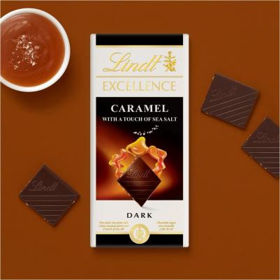 Шоколад Экселленс темный карамель с солью 100г – фото 2