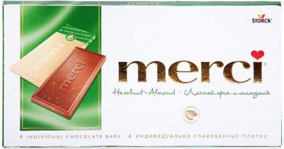 Шоколад Storck молочный с лесным орехом и миндалем 100г Германия – фото 2