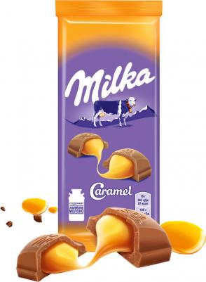 Шоколад молочный с карамельной начинкой, 90 г – фото 8