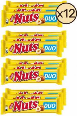 Батончик Nuts Duo шоколадный, 66гр – фото 1