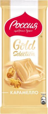 Шоколад белый с добавлением молочного Карамелло со вкусом карамели, 82 г