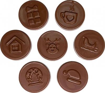 Шоколадный новогодний календарь REGNUM молочный, 75 г – фото 1