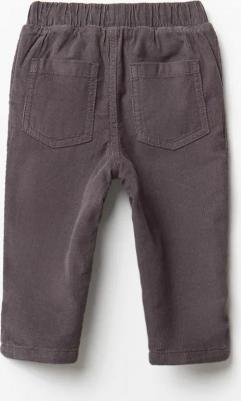 Вельветовые брюки на подкладке, бежевый – фото 3