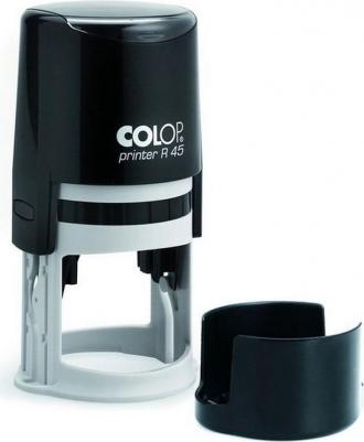 Оснастка для печати круглая Printer R45 45 мм с крышкой черная – фото 2