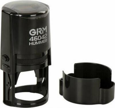 Оснастка для печатей по ГОСТ, оттиск D=42 мм, синий, 46042 Hummer, крышка, подушка в комплекте – фото 4