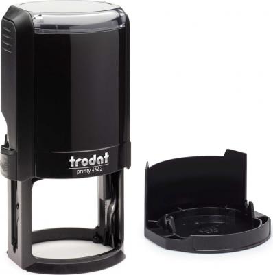 Оснастка для печатей, оттиск D=42 мм, синий, 4642 PRINTY 4.0, корпус черный – фото 2