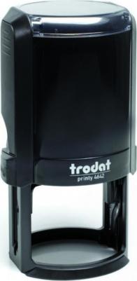 Оснастка для печатей, оттиск D=42 мм, синий, 4642 PRINTY 4.0, корпус черный – фото 9